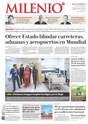 Cover of Milenio Monterrey