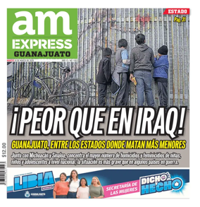 Cover of Periodico AM Express (Guanajuato)