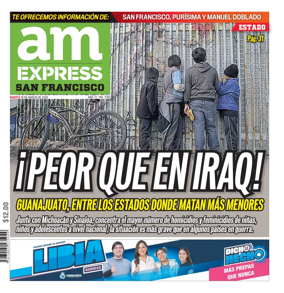 Cover of Periodico AM Express (San Francisco del Ricon)