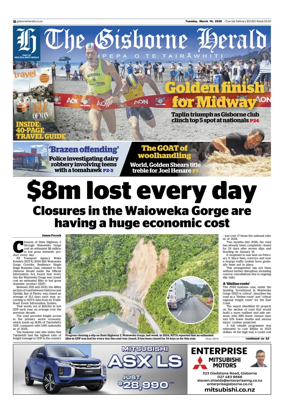 Cover of The Gisborne Herald