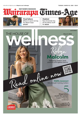 Cover of Wairarapa Times-Age (NZ)