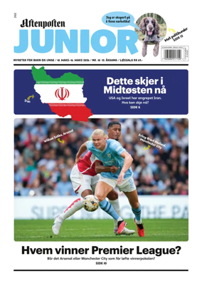 Cover of Aftenposten Junior