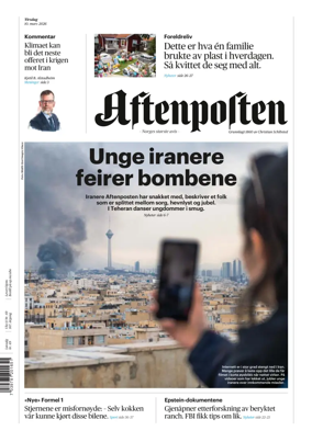 Cover of Aftenposten