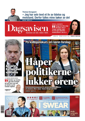 Cover of Dagsavisen