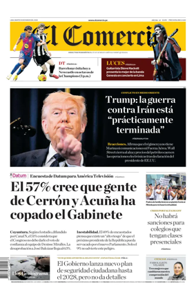 Cover of Diario El Comercio
