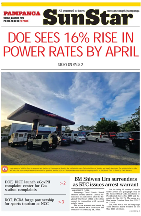 Cover of Sun.Star Pampanga