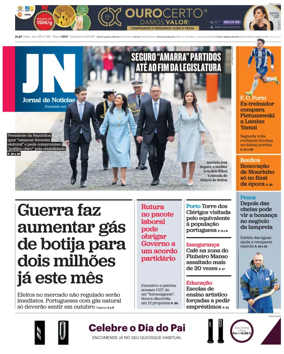 Cover of Jornal de Noticias