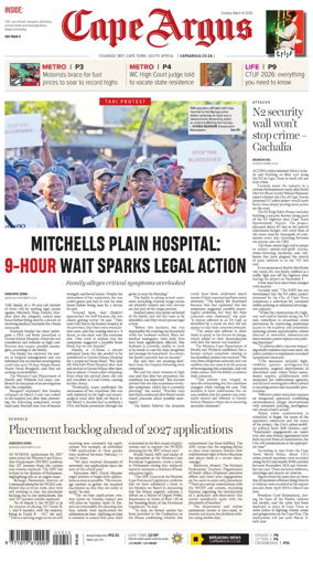 Cover of Cape Argus (PM Edition)