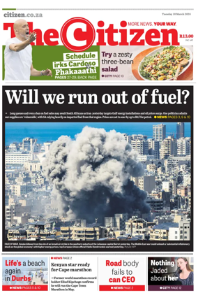 Cover of The Citizen (KZN)