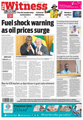 Cover of The Witness (South Africa)