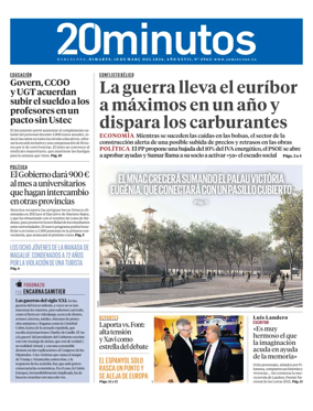 Cover of 20 Minutos Barcelona