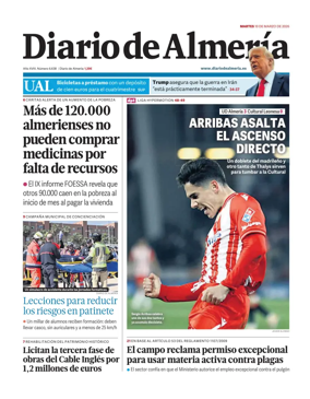 Cover of Diario de Almeria