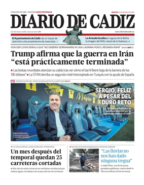 Cover of Diario de Cadiz