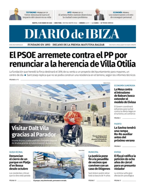 Cover of Diario de Ibiza