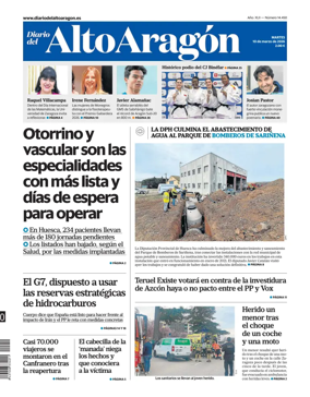 Cover of Diario del Alto Aragon