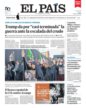 Cover of EL PAIS primera edicion