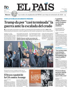 Cover of EL PAIS Catalunya