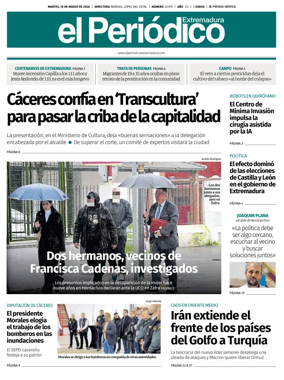 Cover of El Periodico Extremadura