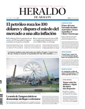 Cover of Heraldo de Aragon