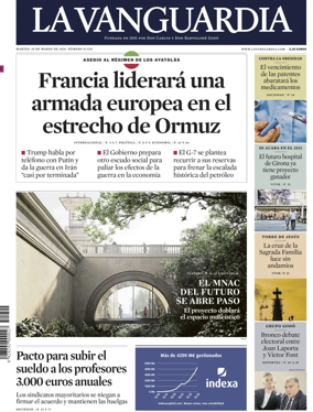 Cover of La Vanguardia (1st Edition)