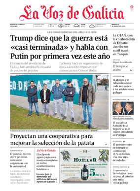 Cover of La Voz de Galicia (Carballo)