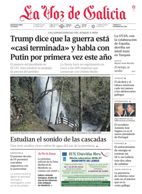 Cover of La Voz de Galicia (Monforte)