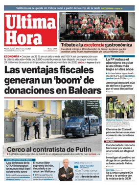 Cover of Ultima Hora