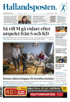 Cover of Hallandsposten