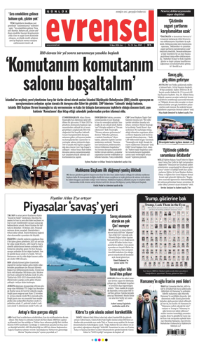 Cover of Evrensel Gazetesi