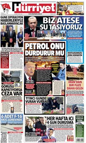 Cover of Hurriyet