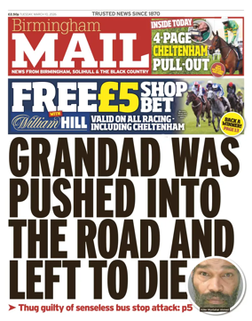 Cover of Birmingham Mail