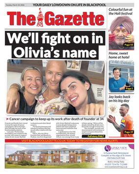 Cover of Blackpool Gazette