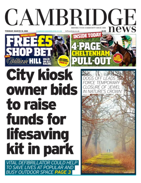 Cover of Cambridge News