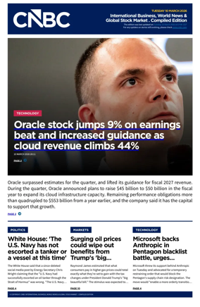 Cover of CNBC