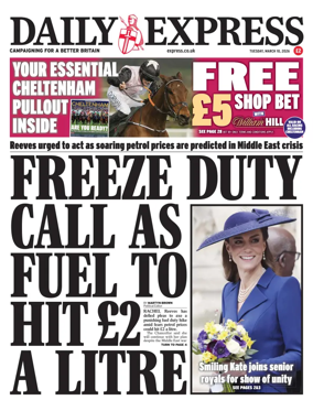 Cover of Daily Express