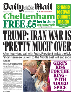 Cover of Daily Mail