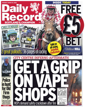 Cover of Daily Record