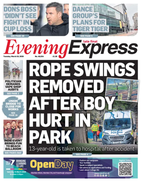 Cover of Evening Express