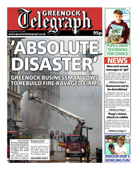 Cover of Greenock Telegraph