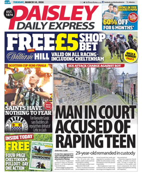 Cover of Paisley Daily Express