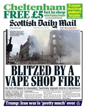 Cover of Scottish Daily Mail