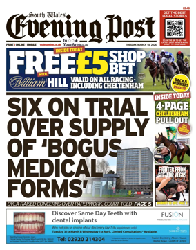 Cover of South Wales Evening Post