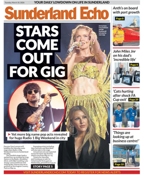Cover of Sunderland Echo