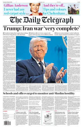 Cover of The Daily Telegraph