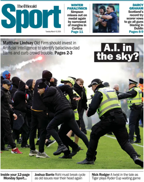 Cover of Herald Sport