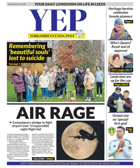Cover of Yorkshire Evening Post
