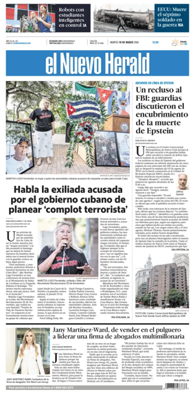 Cover of El Nuevo Herald