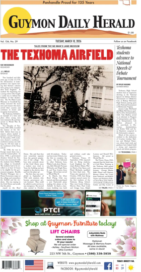Cover of Guymon Daily Herald