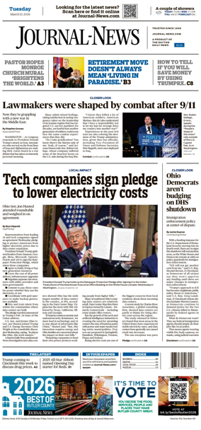 Cover of Hamilton Journal News