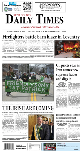 Cover of Kent County Daily Times